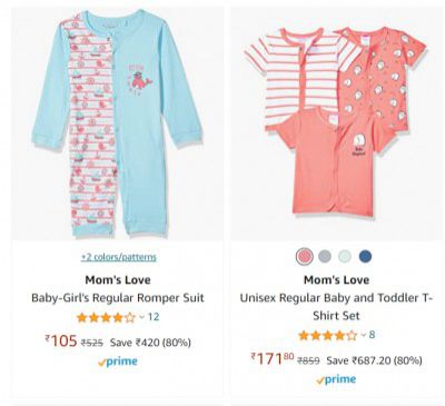 Mom's Love Baby clothing up to 80% off