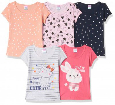Moms Love Girls Regular Baby and Toddler T-Shirt Set