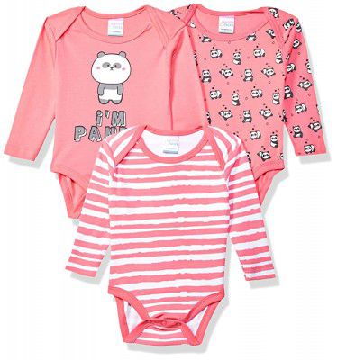 Moms Love HF FS I AM Panda AOP Girls INF P03 Bodysuit Regular Baby and Toddler Sleepers