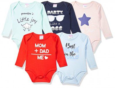 Moms Love HF FS Panda & AOP Unisex INF P05 Bodysuit Regular Baby and Toddler Sleepers