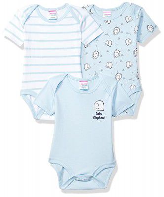 Moms Love HF HS Elephant P03 Boys INF Bodysuit Regular Baby and Toddler Sleepers