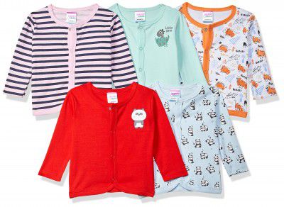 Moms Love Unisex Regular Baby and Toddler T-Shirt Set (Pack of 5)