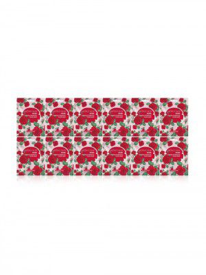 MONDSUB MONDSUB Rose Hyderating Facial Sheet Mask (Pack of 12) - 20 ml Each