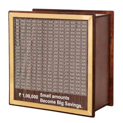 Money Bank Chandan Wood Wooden Piggy Bank