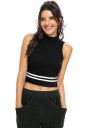Moniba Womens Designer Western Mock Neck Trendy Crop Top...