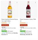 Monin Flavored Syrup upto 60% off + ₹100 Coupon...