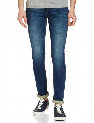 Monte Carlo Mens Cotton Blend Jeans (2220873050Dn-1-32, Light Blue, 32)