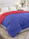 Monte Carlo Polyester Comforter Double Bed | Easy Care All Season Comforter (Blue/Maroon) | 87 x 94 Inches...
