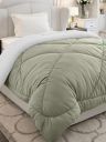Monte Carlo Polyester Comforter Single Bed | Easy Care All Season Comforter (Green) | 59 x 87 Inches...