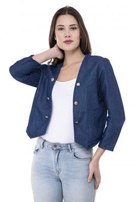 MONTREZ Womens Denim Shrug