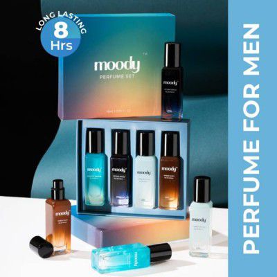 MOODY Perfume Gift Set of 4 Eau de Parfum - 80 ml  (For Men)