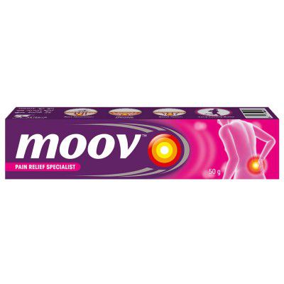 Moov Fast Pain Relief Cream - 50g | Suitable for Back Pain, Muscle Pain