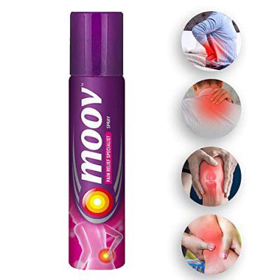 Moov Fast Pain Relief Spray - 80g | Suitable for Back Pain, Muscle Pain, Joint Pain, Knee Pain 