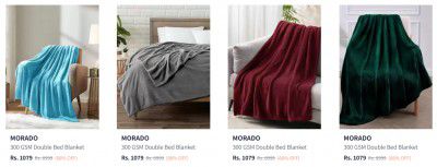 Morado Double Bed Blanket Upto 88% Off