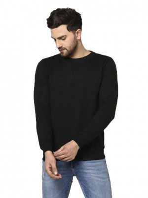 More & More Full Sleeve Solid Men's Sweatshirt