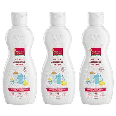 Morisons Baby Dreams Feeding Bottle & Accessory Cleaner | Anti-Bacterial | 250ml Pack of 3