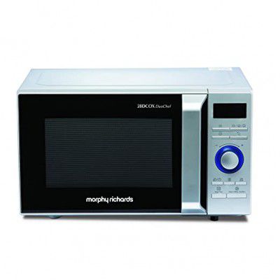 Morphy Richards 28 L Pro-Convection, Dual Grill Microwave Oven (28DCOX DuoChef, Silver)
