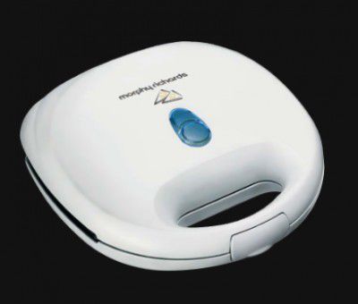 Morphy Richards 700 Watts 2 Slice Sandwich Maker (SM3007, White)