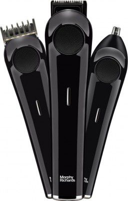 Morphy Richards Kingsman Elite 3 in 1 Trimmer 90 min Runtime 11 Length Settings (Black)