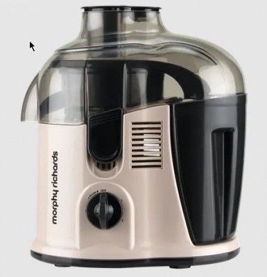 morphy richards Maximo DLX 500 Watt Centrifugal Force Juicer (Powerful Copper Motor, Sand)