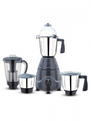 Morphy Richards Silver Toned & Black Icon Superb Dlx 4 Jar Mixer Grinder