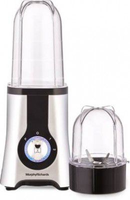 Morphy Richards Table Blender 400 W Juicer Mixer Grinder  (2 in 1 BlendMaster Table Blender | 2 Jars | Silver Black)