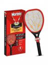 Mortein Black & Red Electric Fly Swatter Advanced Anti-Mosquito Racquet...