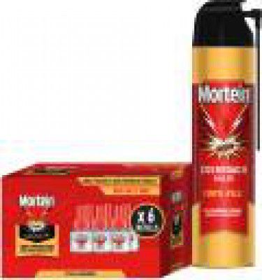 Mortein Cockroach Killer with Target Nozzle 625ml+45ml *6 Mosquito Repellent Refill  (2 x 447.5 ml)