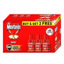 Mortein Mosquito Killer Liquid Vaporizer Refill - Buy 4, Get 2 Free Pack...