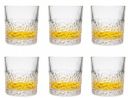 MosQuick® Whiskey Glasses(Set of 6)-300ml Sculpted Scotch Glass...