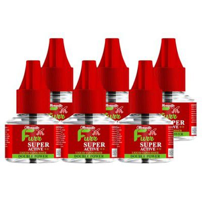 Mosquito Furr Mosquito Repellent Refill, Mosquito Liquid, (45ml,Pack of 6)
