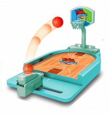 Mossio Mini Tabletop Basketball Arcade Game for Kids & Adults - Finger Flick Action Desktop Shooting Challenge