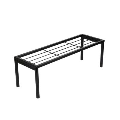 Mosta Metal New Black Rectangular Long Flower Pot Plant Stand Gamla Pot Stand for Balcony Indoor -Outdoor Indoor Plants (24 Inch X 8 Inch)