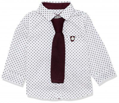 Mothercare Baby-Boy's Paisley Regular fit Shirt (QA353-1_Multicoloured 0 3 Months)