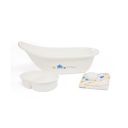 Mothercare Sleepy Safari Designed Bath Set for Babies, Cream...