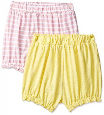 Mothercare Unisex Stripe and Slub Shorts Pack of 2