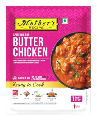 Mothers Recipe Butter Chicken Mix Pouch, 80 g