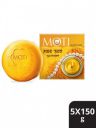 MOTI Set of 5 Haldi Ubtan Soap with Real Turmeric - 150 g Each...
