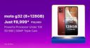 Moto G32 @ ₹8,999 on Flipkart's Big Billion Days Sale...