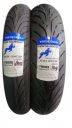 Motorcycle Tyre Combo Pack, 100/90-18 56H TL and 130/70R18 63V TL Radial, specifically designed for RE 350 Interceptor 650, 3 Years Manufacturing Warranty (Manufacturing Date 2024)...