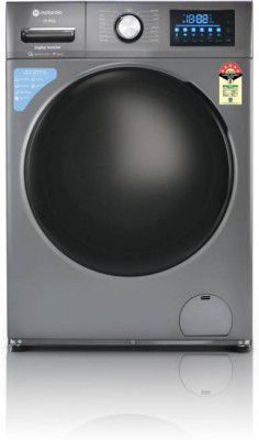 MOTOROLA 10.5 kg  Front Load Washing Machine with In-built Heater Grey (105FLIWBM5S)