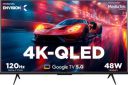 MOTOROLA (55") QLED Ultra HD (4K) Smart Google TV 2025 Edition 5.0 with 48 W speaker (55UHDGQMVSAQ)...