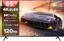 MOTOROLA (65") QLED Ultra HD (4K) Smart Google TV (65UHDGQMWSDQ)...