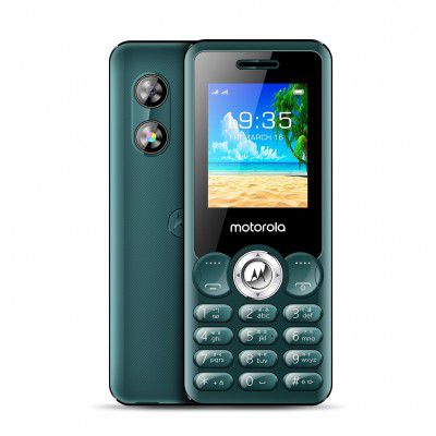 Motorola All-New A300 Dual Sim keypad Phone | 2 Years Replacement (Teal)