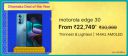 MOTOROLA edge 30 (128 GB) @ ₹22,749 on Flipkart Big Billion Days Sale...
