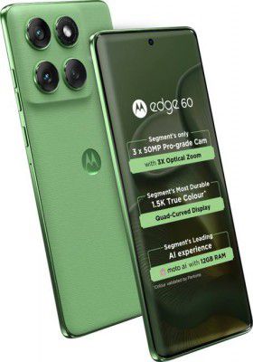 MOTOROLA Edge 60 5G (PANTONE Shamrock, 256 GB)  (12 GB RAM)