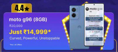 Big Billion Days Special : Motorola edge 60 Fusion to be Available at ₹14999