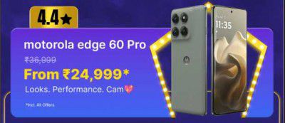 Big Billion Days Special : Motorola Edge 60 Pro From ₹24999