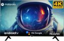 MOTOROLA Envision 55" Ultra HD (4K) LED Smart Android TV with Bezel-Less Design, Google Voice Assistant, and Dolby Audio (2023)  (55UHDADMXSBE)...