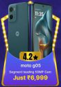 Big Billion Days Special : Motorola g05 5g to be priced at Just ₹6999...